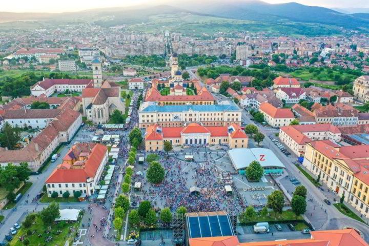 Studio Panoramic With Balcony And Parcul Unirii View Alba Iulia Eksteriør bilde